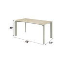 Ingram Light Gray Dining Table - Ornate Home