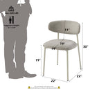 Ingram Light Gray Side Chair (Set of 2) - Ornate Home