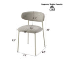 Ingram Light Gray Side Chair (Set of 2) - Ornate Home