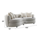 Iniko Beige Sofa W/6 Pillows - Ornate Home