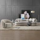 Iniko Beige Sofa W/6 Pillows - Ornate Home