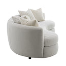 Iniko Beige Sofa W/6 Pillows - Ornate Home