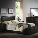 Ireland III Black Full Bed - Ornate Home