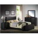 Ireland III Black Full Bed - Ornate Home