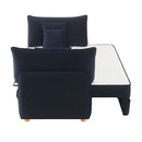 Irina Blue Velvet Sofa W/Sleeper - Ornate Home