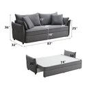Irina Gray Sofa W/Sleeper - Ornate Home