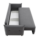 Irina Gray Sofa W/Sleeper - Ornate Home