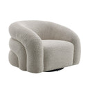 Irma Gray Chair W/Swivel - Ornate Home