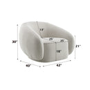 Isabel Beige Chair W/Swivel - Ornate Home