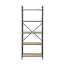 Itzel Oak Bookshelf - Ornate Home