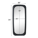 Izusa Black Floor Mirror - Ornate Home