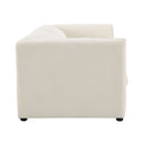Jaeda Beige Linen Loveseat - Ornate Home