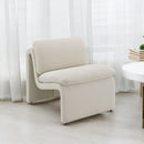 Jaeda Ivory Boucle Accent Chair - Ornate Home