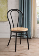 Jakia Natural/Black Side Chair (Set of 2) - Ornate Home