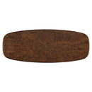 Jamonica Glossy Wood Grain Top/Gold Dining Table - Ornate Home