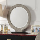 Jamonica Gray/Glossy Wood Grain Top Vanity Mirror - Ornate Home