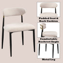 Jaramillo Beige & Black Side Chair (Set of 2) - Ornate Home