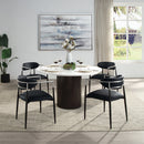 Jaramillo Black Arm Chair (Set-2) - Ornate Home