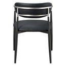 Jaramillo Black Arm Chair (Set-2) - Ornate Home