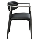 Jaramillo Black Arm Chair (Set-2) - Ornate Home