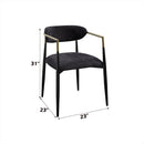 Jaramillo Black Side Chair (Set Of 2) - Ornate Home