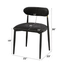 Jaramillo Black & Side Chair (Set of 2) - Ornate Home