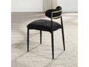 Jaramillo Black & Side Chair (Set of 2) - Ornate Home