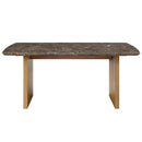 Jaramillo Marble Top/Natural Dining Table - Ornate Home