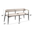 Jaramillo White Bench - Ornate Home