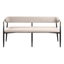 Jaramillo White Bench - Ornate Home