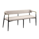 Jaramillo White Bench - Ornate Home