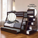 Jason Espresso Twin over Full Bunk Bed - Ornate Home