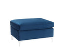 Jaszira Blue Modular Ottoman - Ornate Home