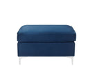 Jaszira Blue Modular Ottoman - Ornate Home