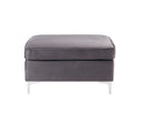 Jaszira Gray Modular Ottoman - Ornate Home