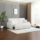 Jaya Mondo Gray Corduroy Power Motion Sofa w/Sleeper & USB Port - Ornate Home