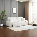 Jaya Mondo Gray Corduroy Power Motion Sofa w/Sleeper & USB Port - Ornate Home