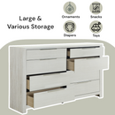 Jehoram Beige Dresser - Ornate Home