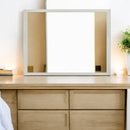 Jehoram Beige Mirror - Ornate Home