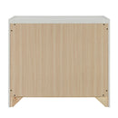 Jehoram Beige Nightstand - Ornate Home