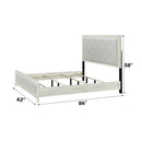 Jehoram Beige Queen Bed - Ornate Home