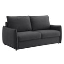 Jinn Elite Charcoal Sofa w/ Queen-size Sleeper - Ornate Home