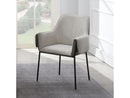 Jirina Beige Arm Chair (Set of 2) - Ornate Home
