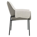 Jirina Beige Arm Chair (Set of 2) - Ornate Home