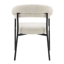Jirina Beige/Black Arm Chair (Set of 2) - Ornate Home