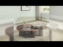 Joane Light Gray High Gloss End Table - Ornate Home