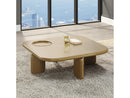 Joane Yellowish Brown Coffee Table - Ornate Home
