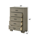 Joanna Weathered Gray Chest - Ornate Home