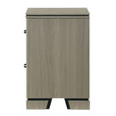 Joanna Weathered Gray Nightstand - Ornate Home