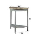 Justino Natural Oak/Gray Console Table - Ornate Home